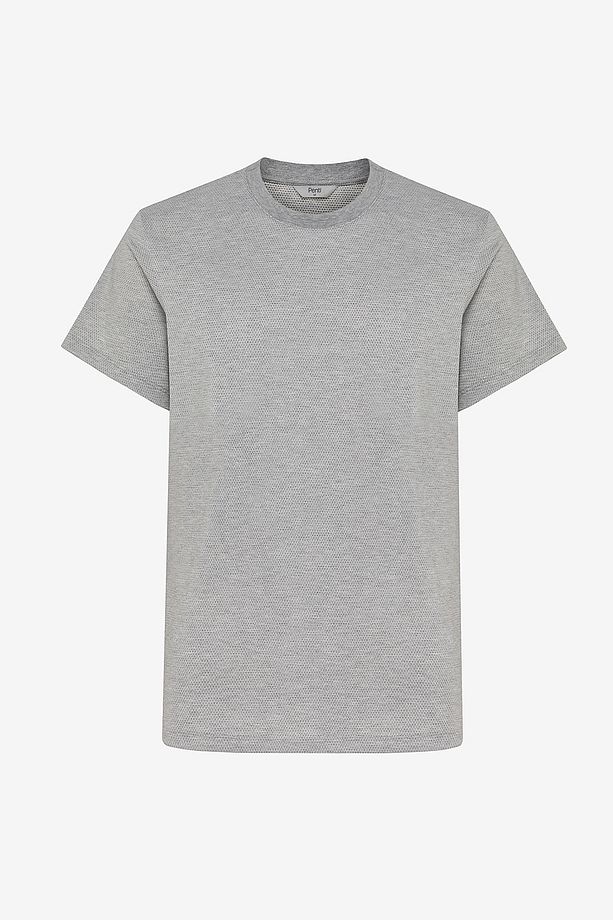 Basic Gray Şortlu Pijama Takımı - 2