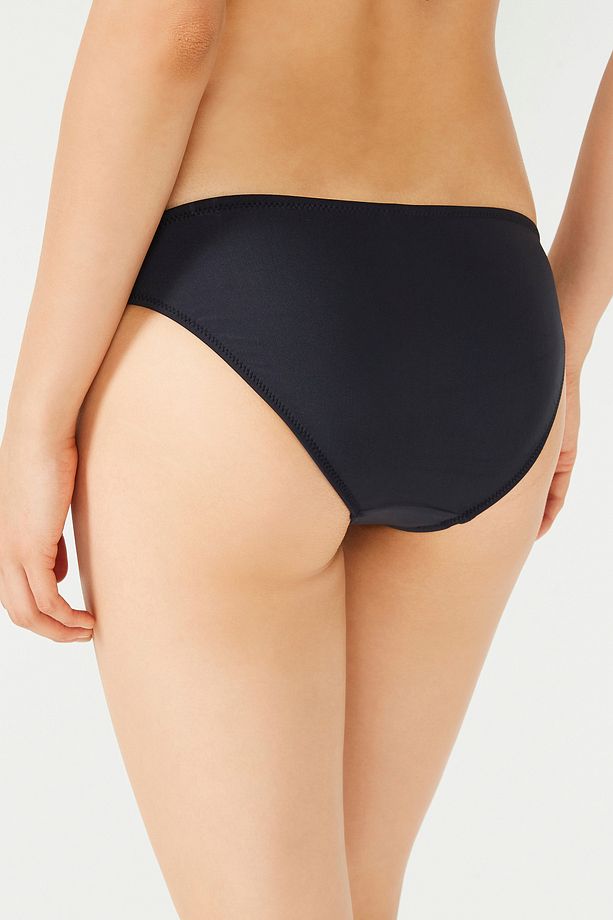 Siyah Basic Slip Bikini Altı - 2