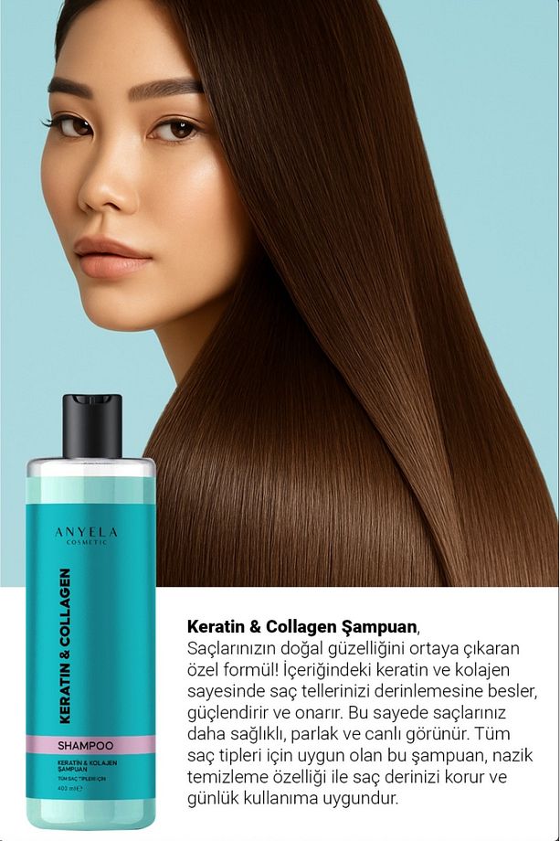 Keratin & Kolajen Şampuan 400 ml - 3