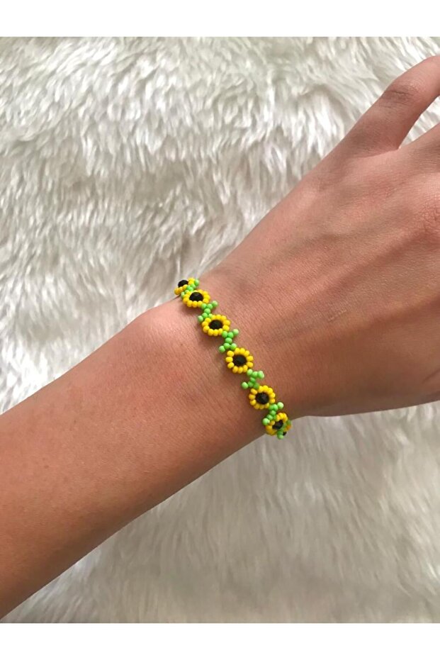 Sunflower/sunflower Bracelet