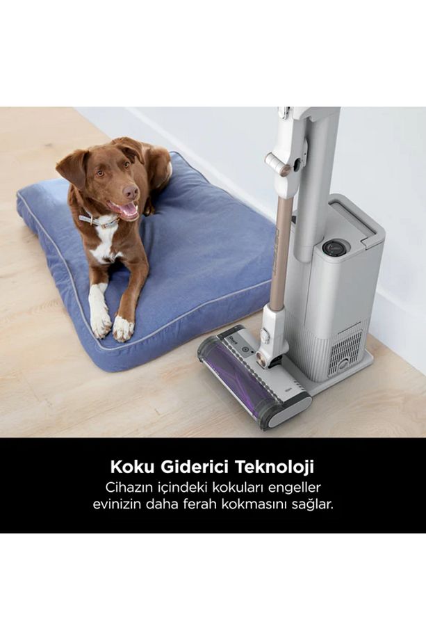 Detect Clean&Empty Auto-Empty Sistemli Turbo Başlıklı Şarjlı Dikey Süpürge - IW3612EUT - Shark Ninja - 8