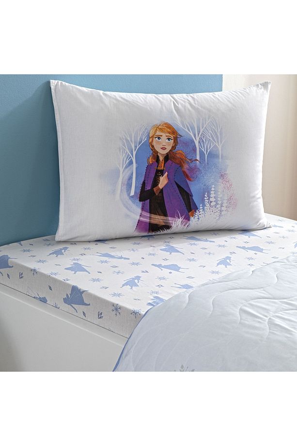 Taç Lisanslı Disney Frozen Sisters Tek Kişilik Pamuk Complete Set - 3