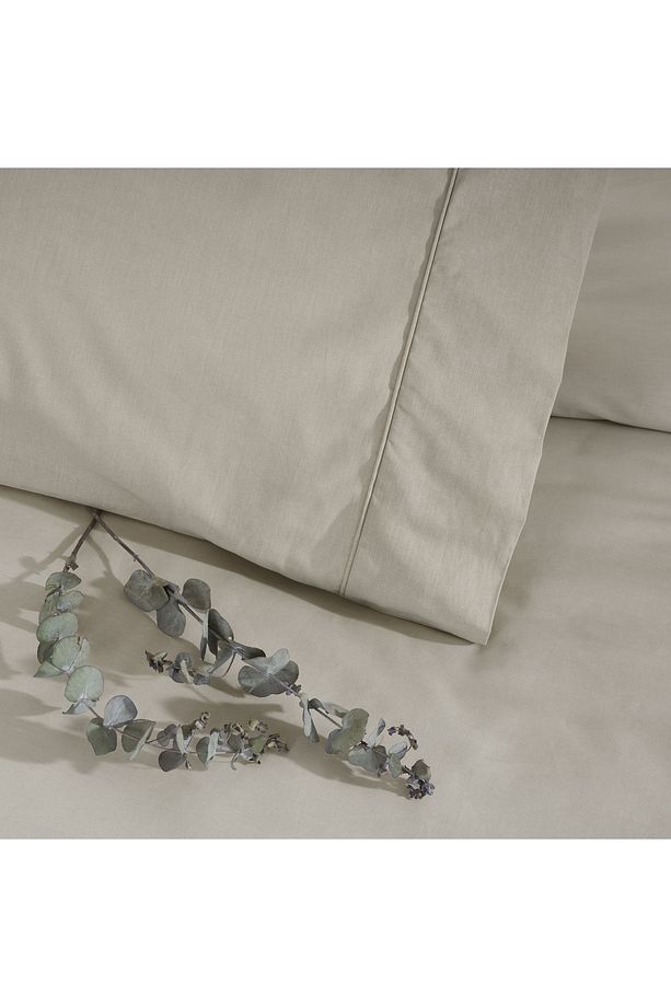 Taç Ranforce Basic Queen Size Nevresim Takımı Vizon - 2