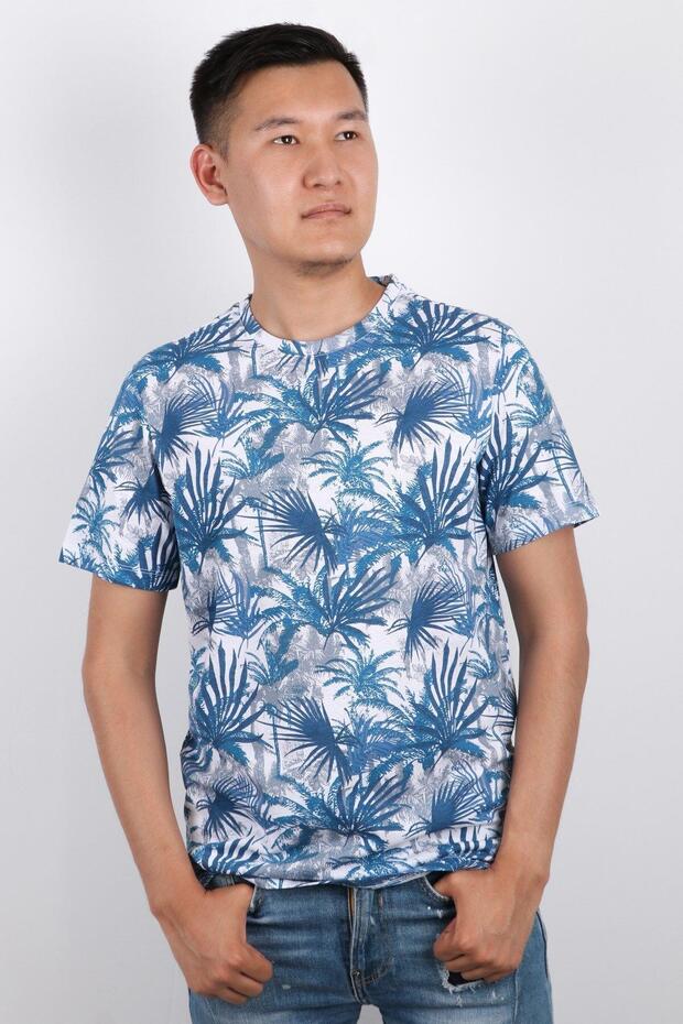 Men's Crew Neck Printed T-shirt 100% Cotton T-Shirt