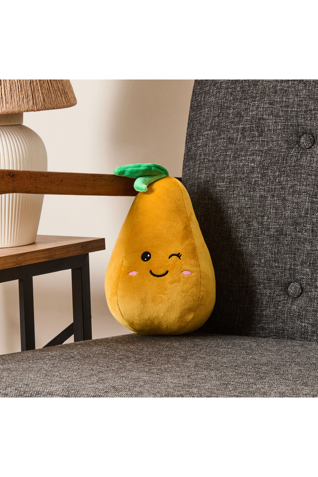 Soft Armut Figürlü Yastık - Sarı - 25 cm - 1