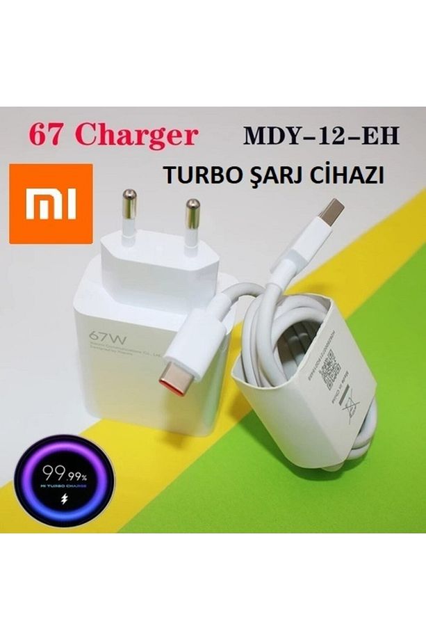 Day Xiaomi Mi 10 Pro 67 Watt Orjinal Turbo Şarj Cihazı Redmi Mi 6a Type-c Data Kablo + Myd-12-eh - 6