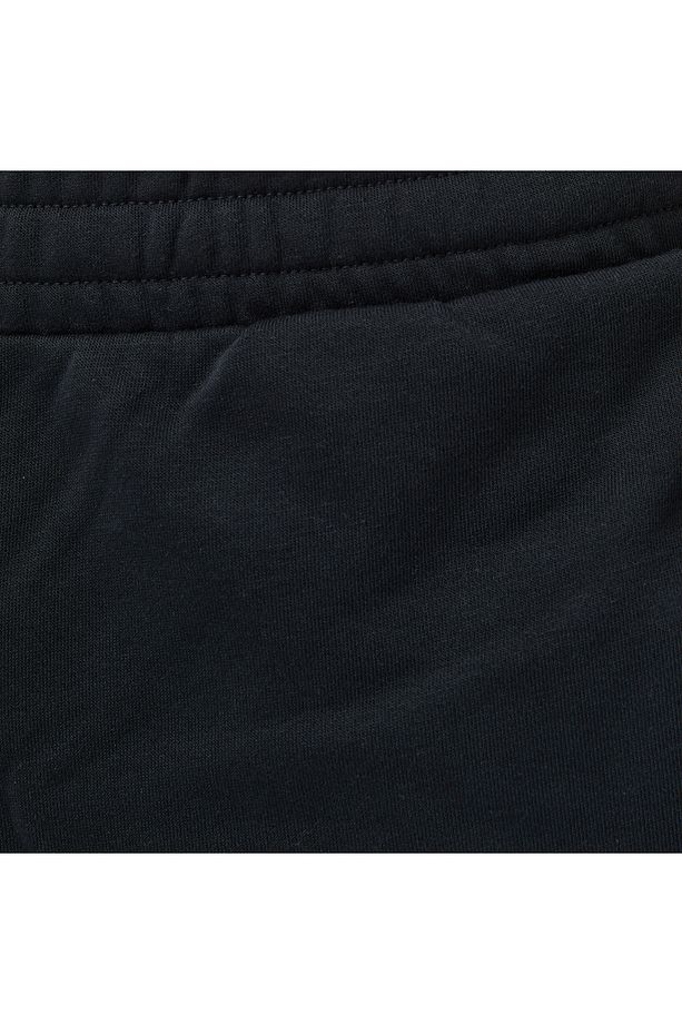 Go-to Embroidered Star Chevron Fleece Unisex Siyah Şort - 7
