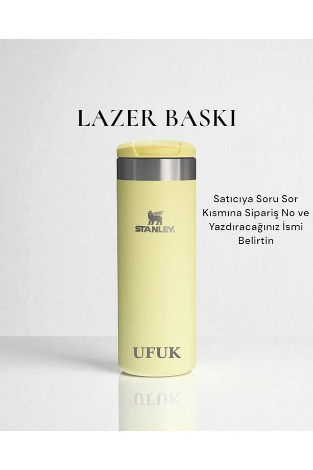 Kişiselleştirilmiş The Aerolight™ Transit Mug .47l / 16oz Sarı Özel Isimli - 1
