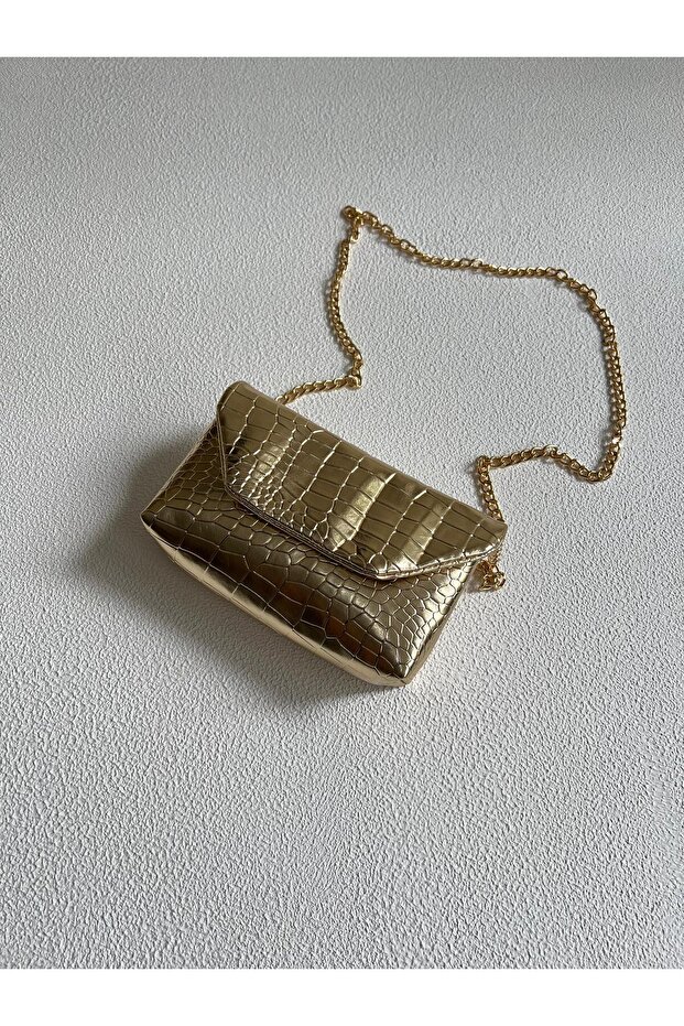 Mia Collection Anderson Model El Ve Kadın Omuz Çantası Gold