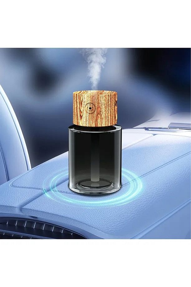 Mini lüks araba hava spreyi ortam Lazer Led aromaterapi makinesi Yatak odası için taşınabilir - 4