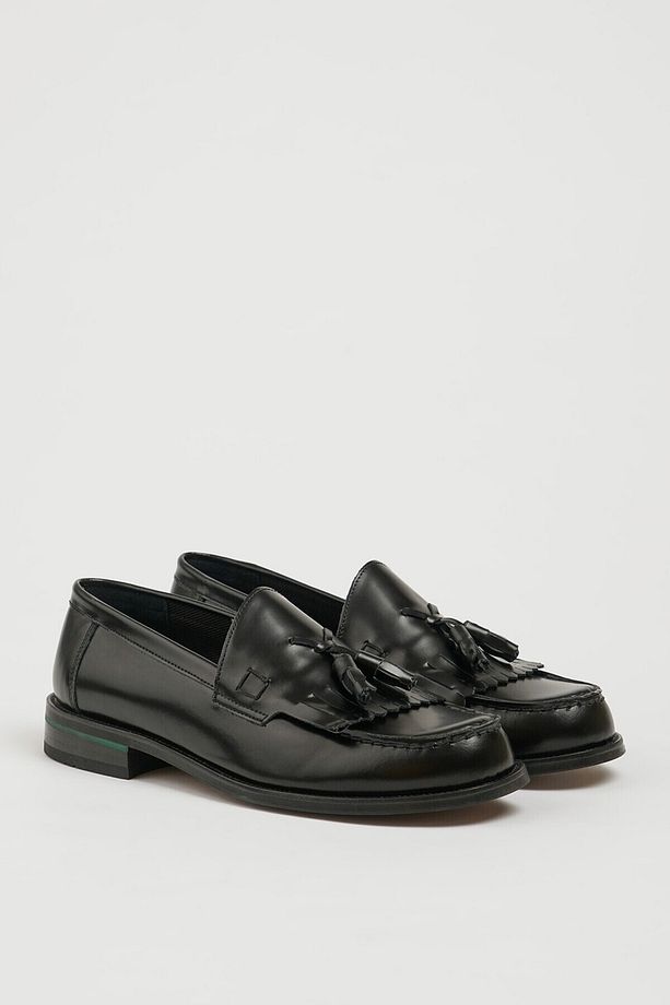 Kuin Model Hakiki Açma Deri Eva Taban Loafer Ayakkabı - 1