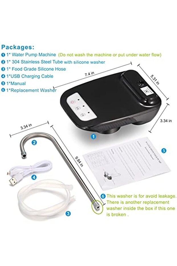 Electric Drinking Water Pump - 8