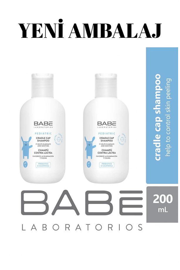 Babe Bebek Ve Çocuklar Için Konak Önleyici Şampuan 200 ml X 2 Adet - 1