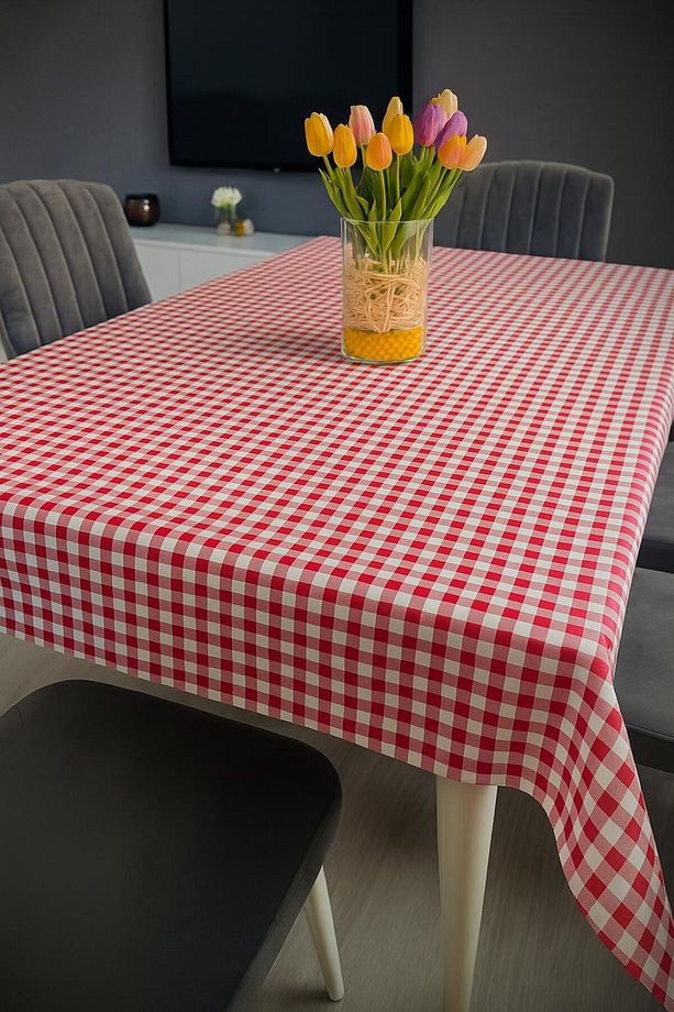 Pötikareli 1. Sınıf Pvc Masa Örtüsü Salon-mutfak-piknik Örtüsü - Sıvı Geçirmez - 1