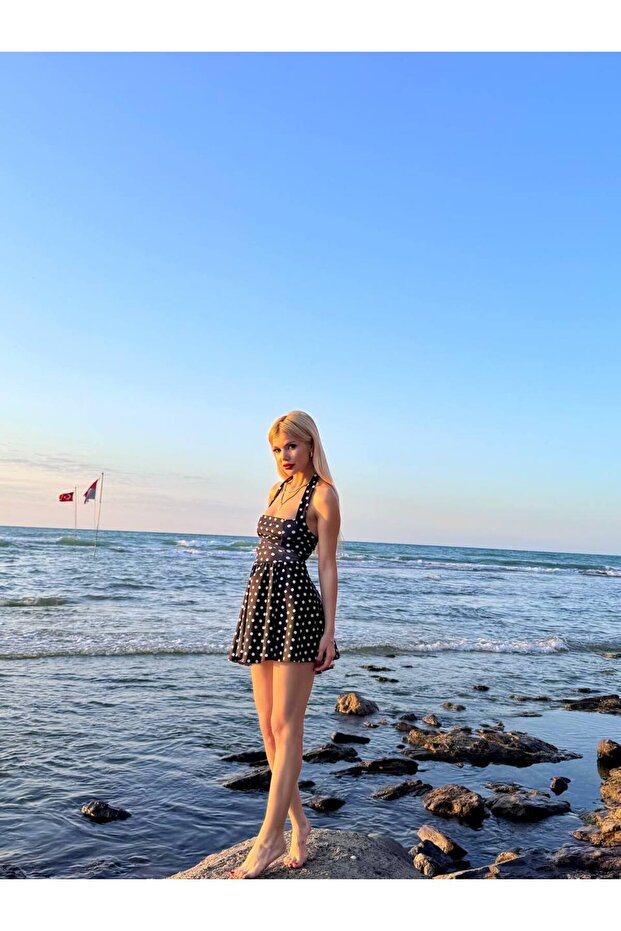 PUANTİYELİ ELBİSE - 5