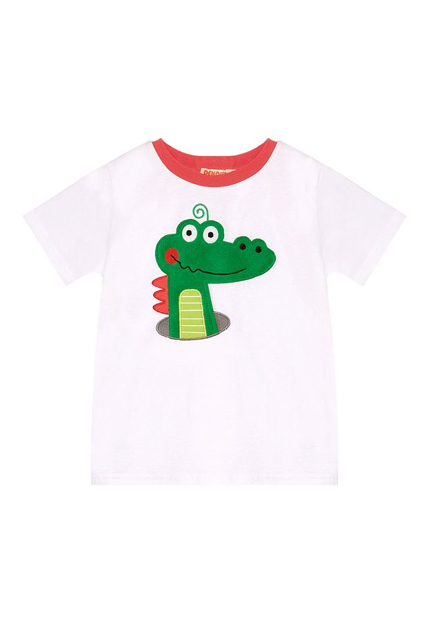 Timsah Baggy Erkek Çocuk Yazlık T-shirt Şort Takım - 5