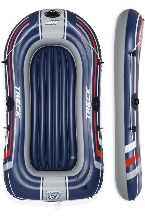 Sarı Hydro-force 61083 2 Kişilik Şişme Tabanlı Bot Set 234x135 cm - 4
