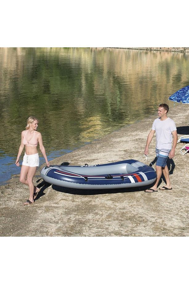 Sarı Hydro-force 61083 2 Kişilik Şişme Tabanlı Bot Set 234x135 cm - 3