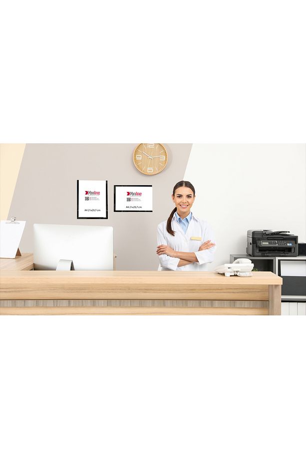 A4 Kolay Değiştirilebilir Duvar Ve Kapı Tipi Pleksi Föylük - 6