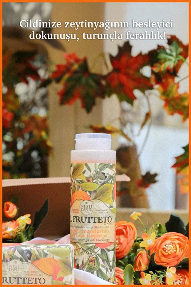 Il Frutteto Olive Oil Tangerine Duş Jeli 300 ml | Turunçgil ve Zeytinyağı Özü | Nemlendirici | Duş J - 6