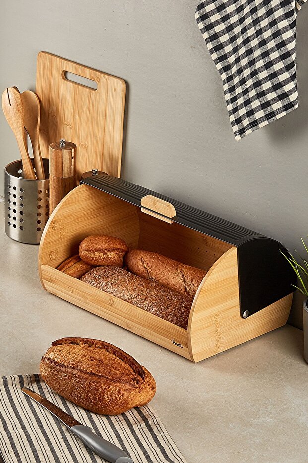 Clemento Bambu Ekmek Dolabı - 1