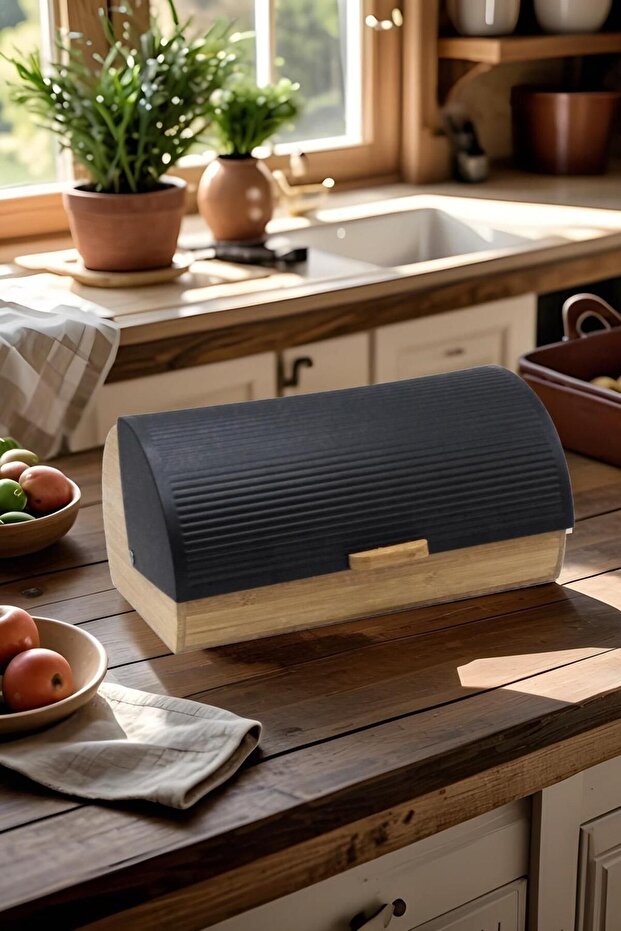 Clemento Bambu Ekmek Dolabı - 5