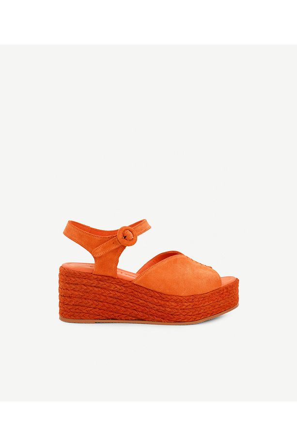 Platform Taban Deri Espadril - 1