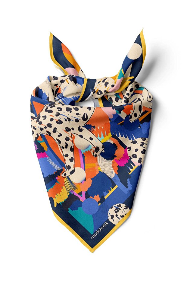 Kaplan Desenli Bandana - 1