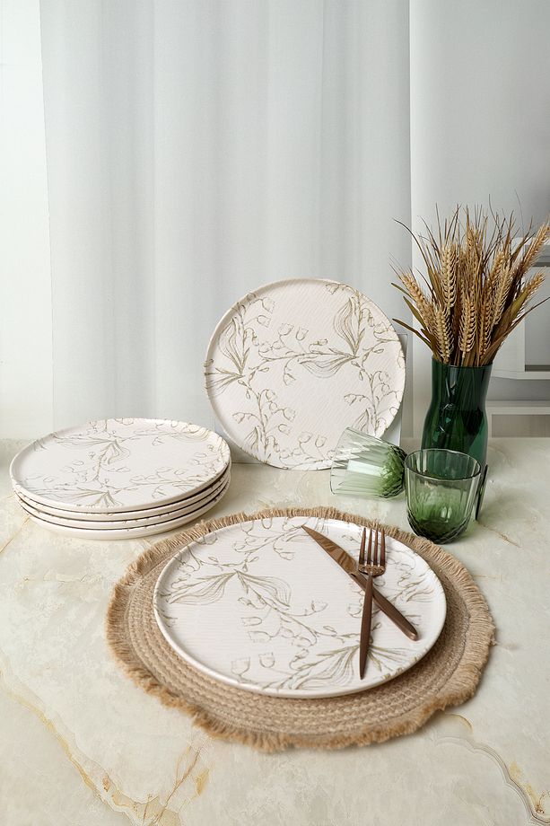Softflora Nordic Servis Tabağı 28 Cm 6 Adet 22980 - 4