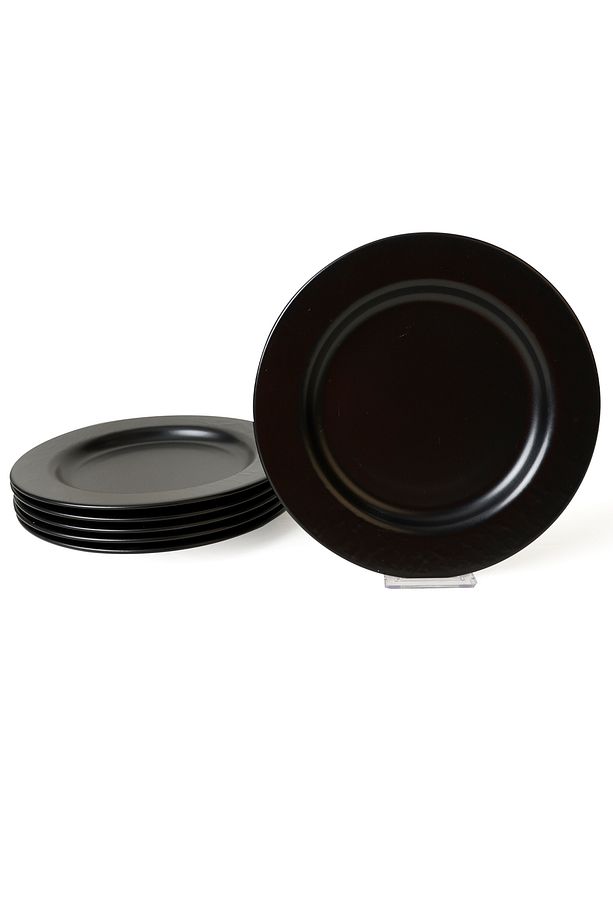 Mat Siyah İyonya Servis Tabağı 26 Cm 6 Adet 956 - 7