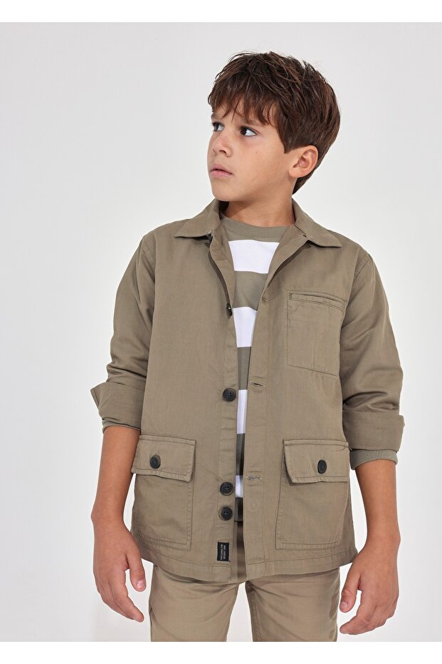 Boy's Safari Shirt Jacket 6114