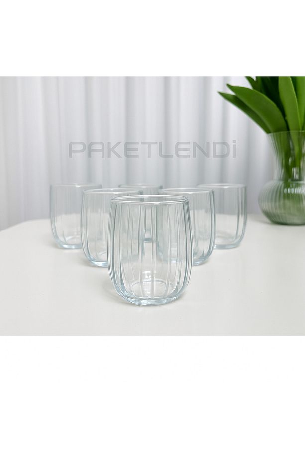 Linka Kahve Yanı Su Bardağı - 120ml 6 Adet Linka Kahve Yanı Bardak - 1