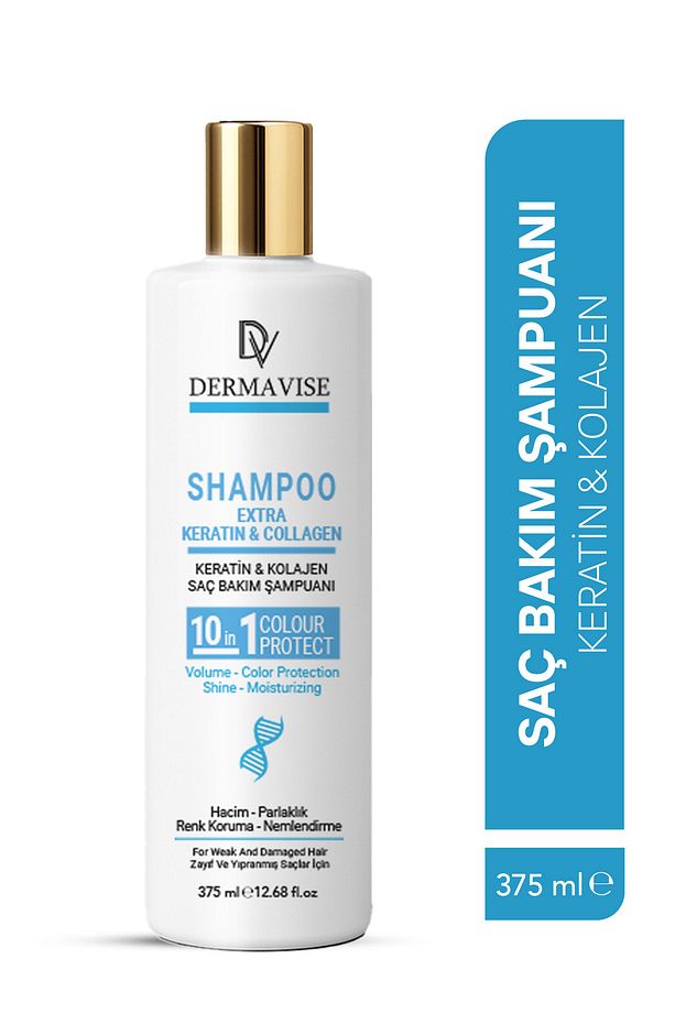 Keratin & Kolajen Saç Bakım 10 in 1 Şampuan 375 ml - 1