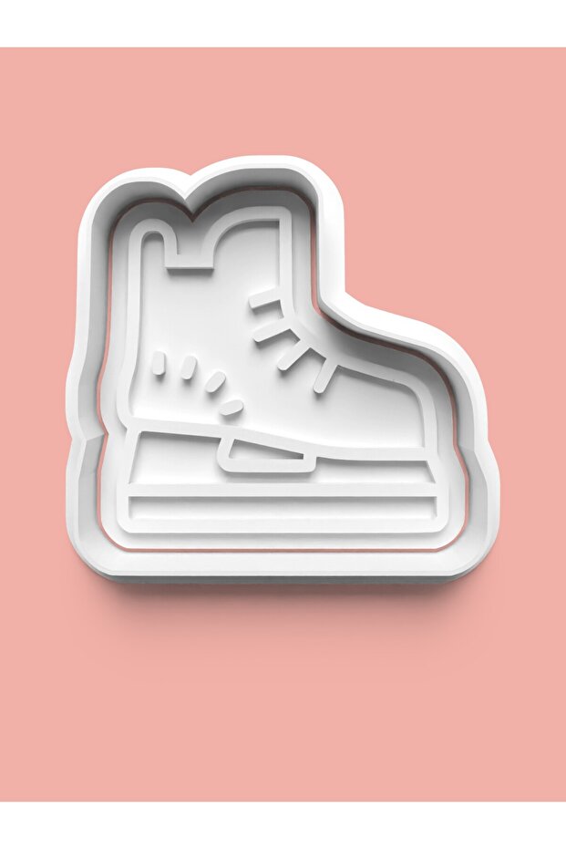 Ice Hockey Skating Cookie Mold and Sugar Dough Mold