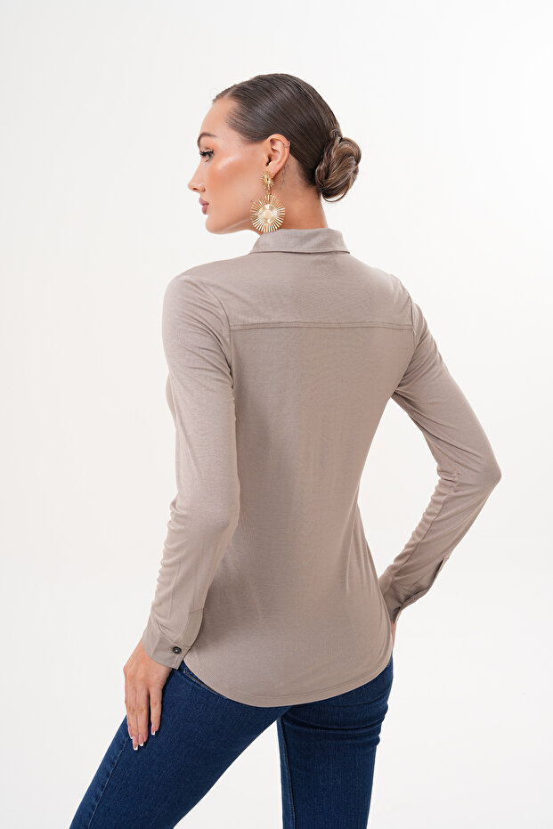 Kadın Orjinal Marka Gömlek - 4