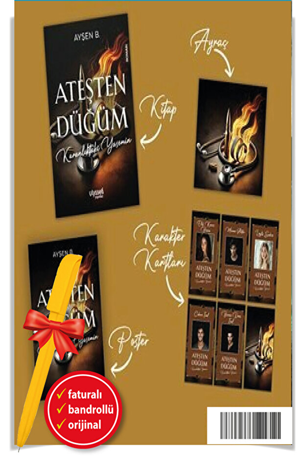 Alfa Kalem+</DNTCTMS> Knots of Fire: Jasmine in the Dark (Ayşen B.</DNTCTMS>)- New Ulysses Book