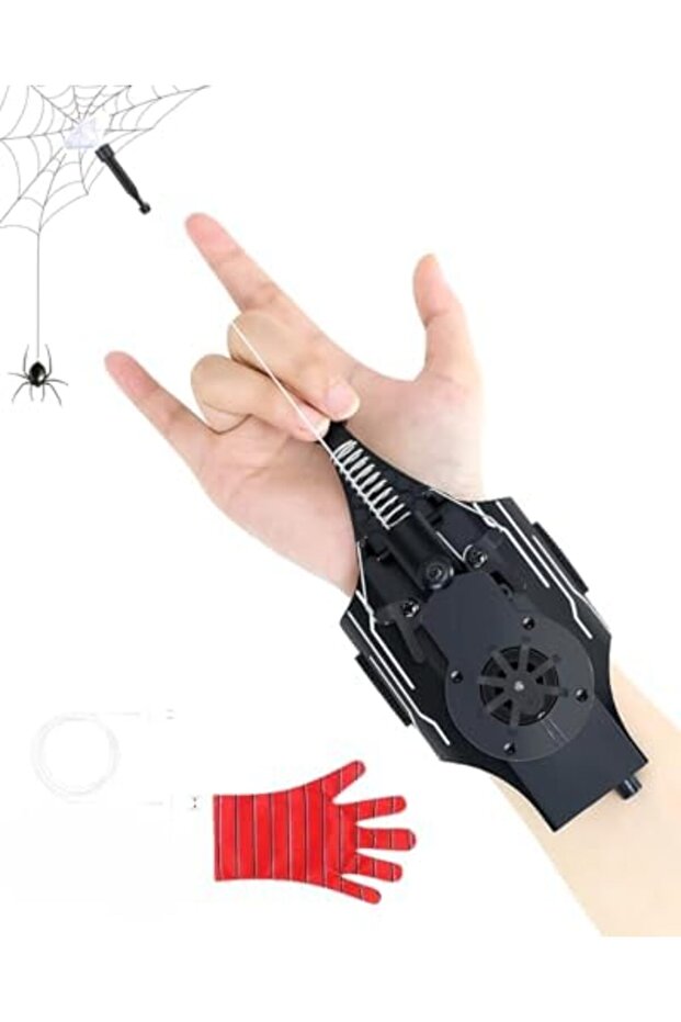 Spider Web Shooter Toy for Kids – Realistic Web-Shooting Action, Adjustable Strap, Perfect