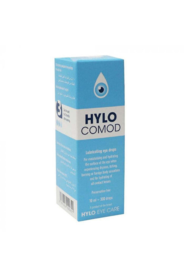 Hylo Comod Lubricating Eye Drops 10Ml 300Drops