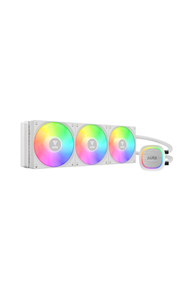 Aura Gl360 V2 Wh, White Edition, 360mm, Rgb, 3 Fans, Cpu Liquid Cooling