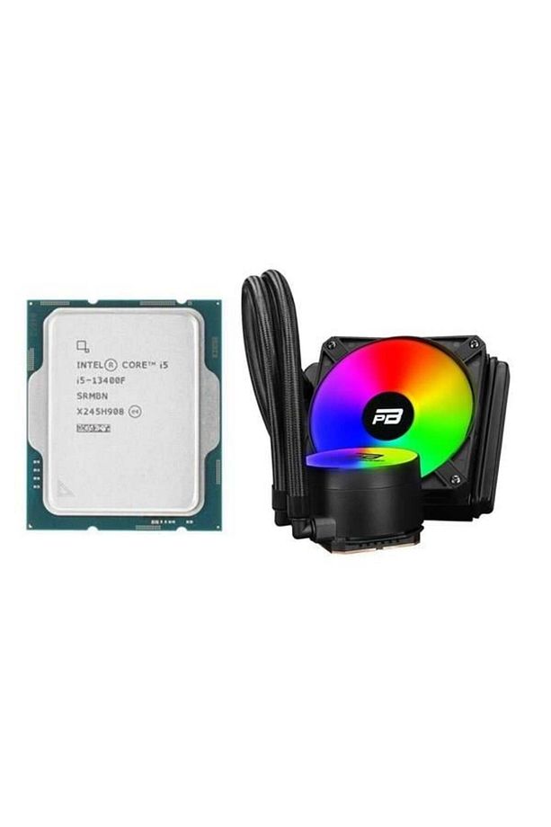 CORE i5 13400F 30MB 10çekirdekli VGA YOK 1700p 65w Sıvı Soğutmalı Fanlı - 1