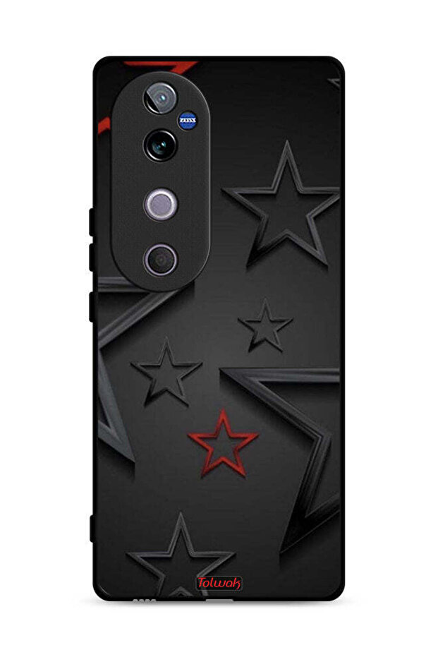 غطاء حماية بنقشة نجوم لهاتف Vivo V40 5G