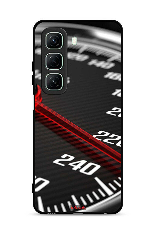 غطاء حماية لجهاز Infinix Hot 50 5G مزود بمقياس السرعة