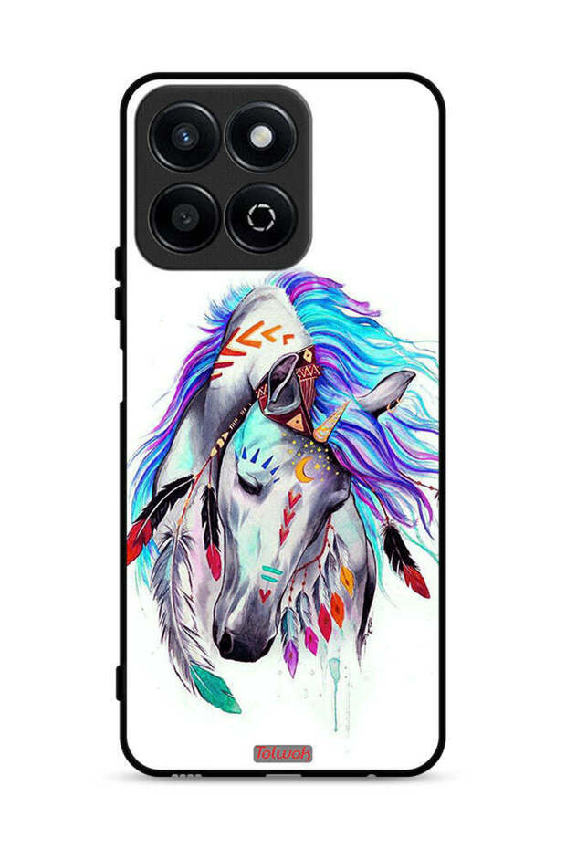 غطاء حماية لهاتف Honor Play 60 Plus 5G بتصميم حصان