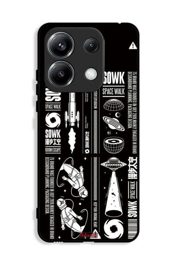 غطاء حماية لهاتف Xiaomi Poco M6 Pro 4G ملصق Sowk Space Walk