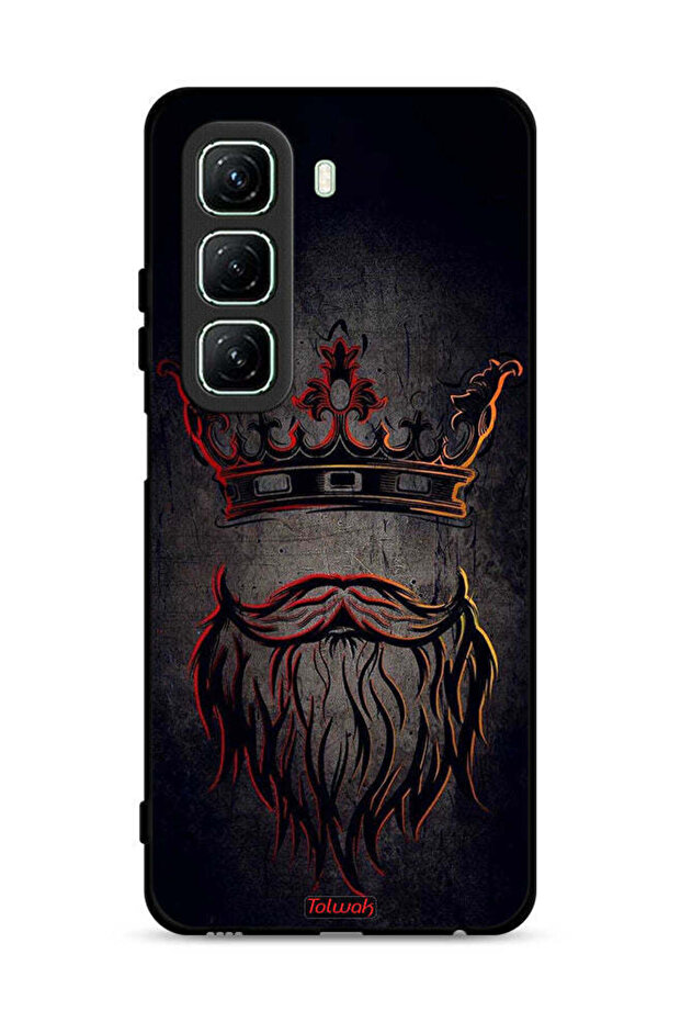 غطاء حماية لهاتف Infinix Hot 50 5G بتصميم King Artwork