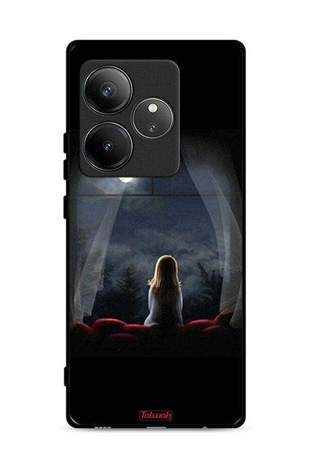 غطاء حماية لجهاز Realme GT 6 5G بتصميم خيالي ليلي