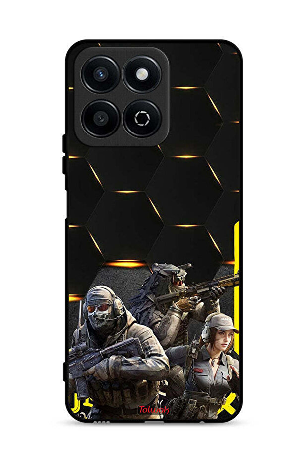 غطاء حماية لهاتف Honor Play 60 Plus 5G بخلفية Cyberpunk