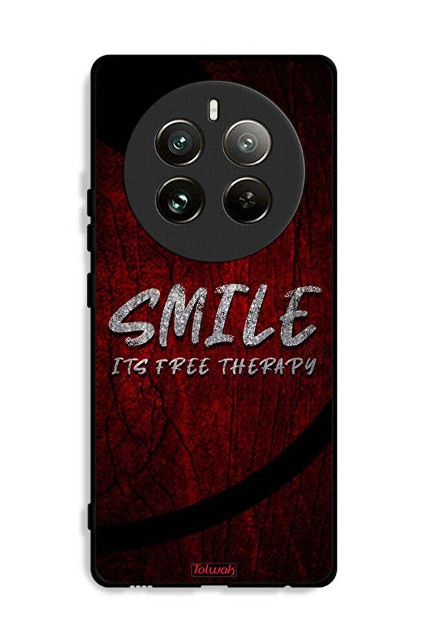 Realme 12 Pro Plus 5G Protective Case Cover Smile Its Free Therapy