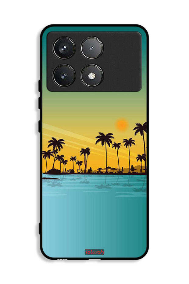 غطاء حماية لهاتف Xiaomi Redmi K70E 5G، منظر طبيعي، فن تجريدي