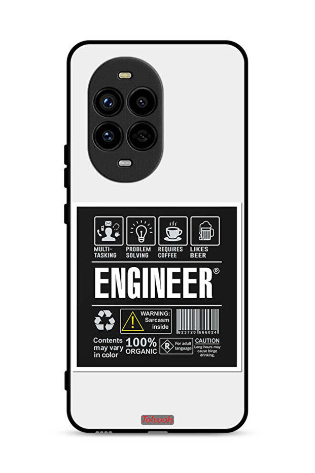 غطاء حماية لهاتف هواوي نوفا 13 برو 5G، ملصق مهندس